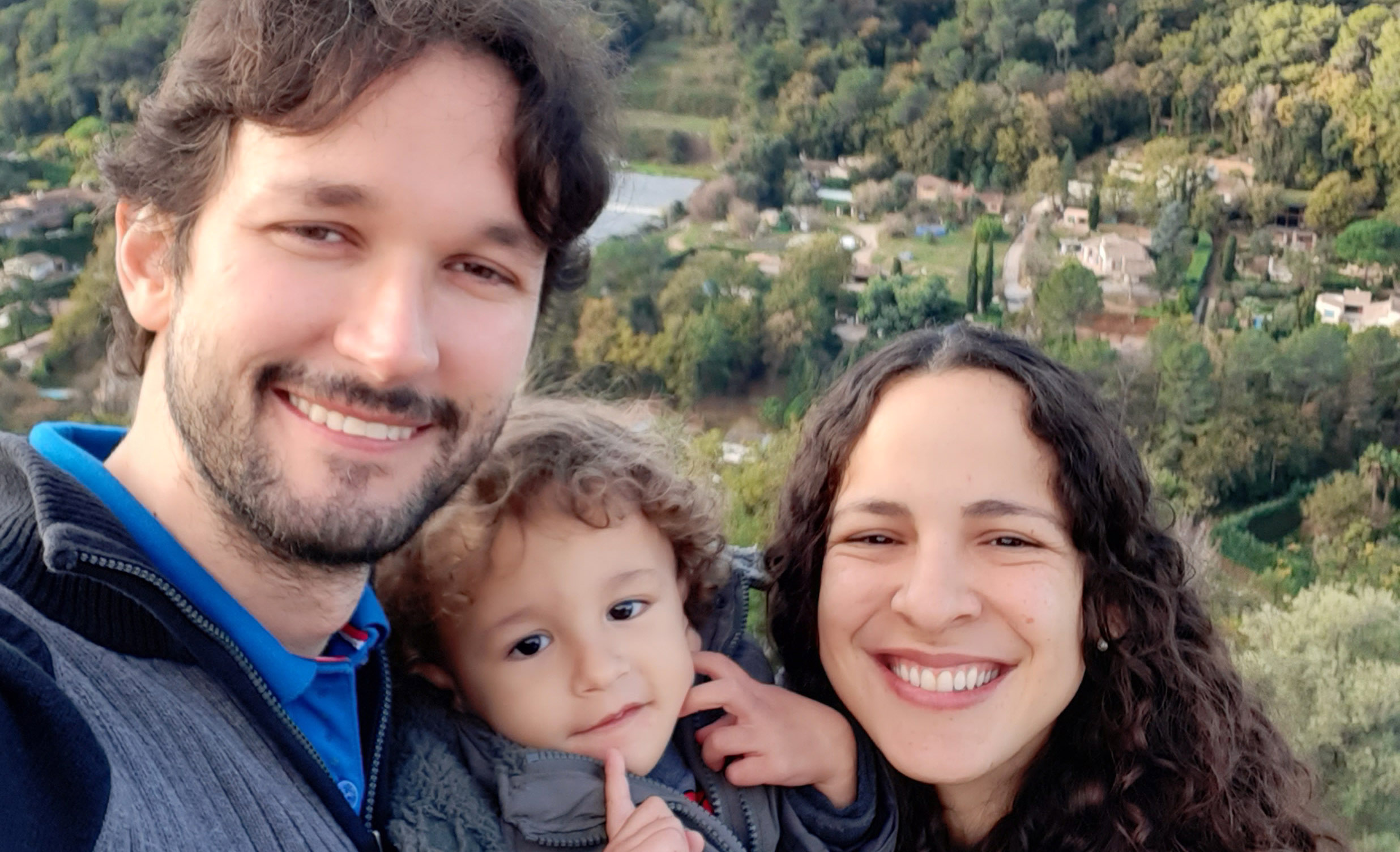 Fabricio, Juliana e Enzo